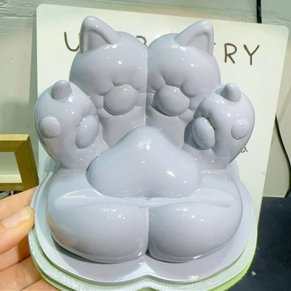 Handmade Glossy Cat Paw Phone Stand Resin Mold