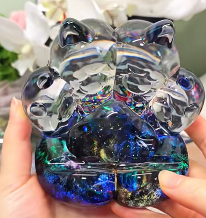 Handmade Glossy Cat Paw Phone Stand Resin Mold
