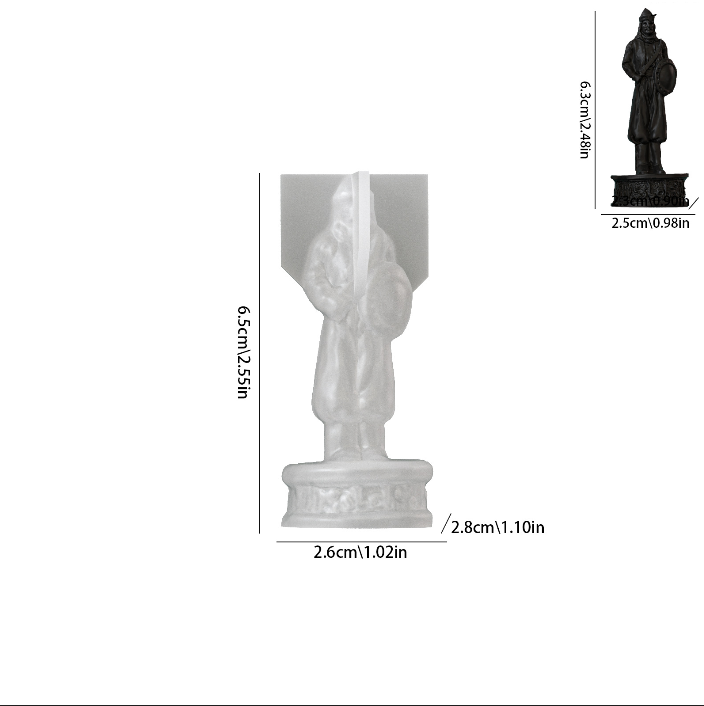 New Chess Set Resin Mold