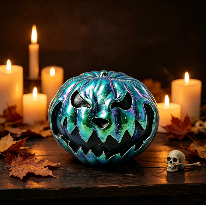 Evil Pumpkin Figurine Resin Mold