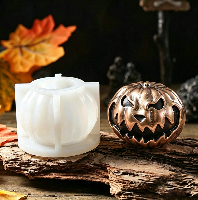 Evil Pumpkin Figurine Resin Mold