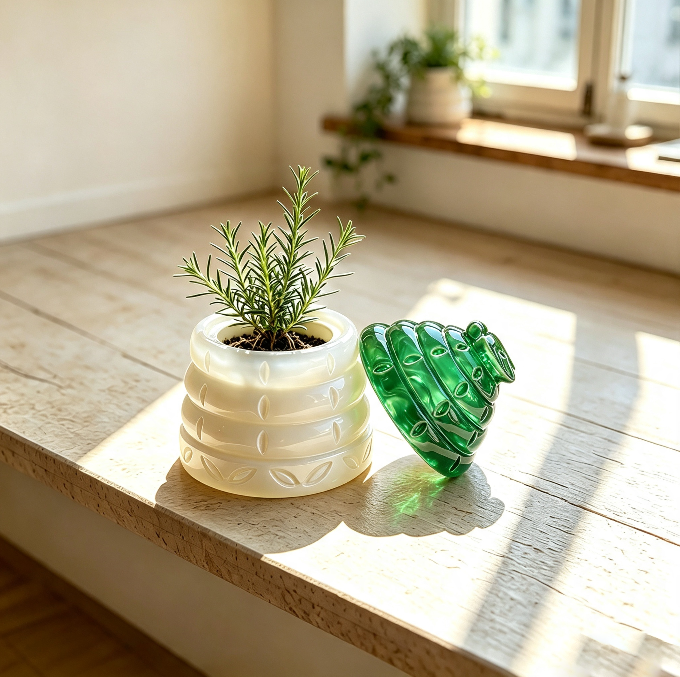 Bee Tower-Shaped Storage Jar Resin Mold