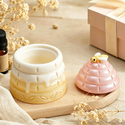 Bee Tower-Shaped Storage Jar Resin Mold
