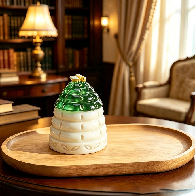 Bee Tower-Shaped Storage Jar Resin Mold
