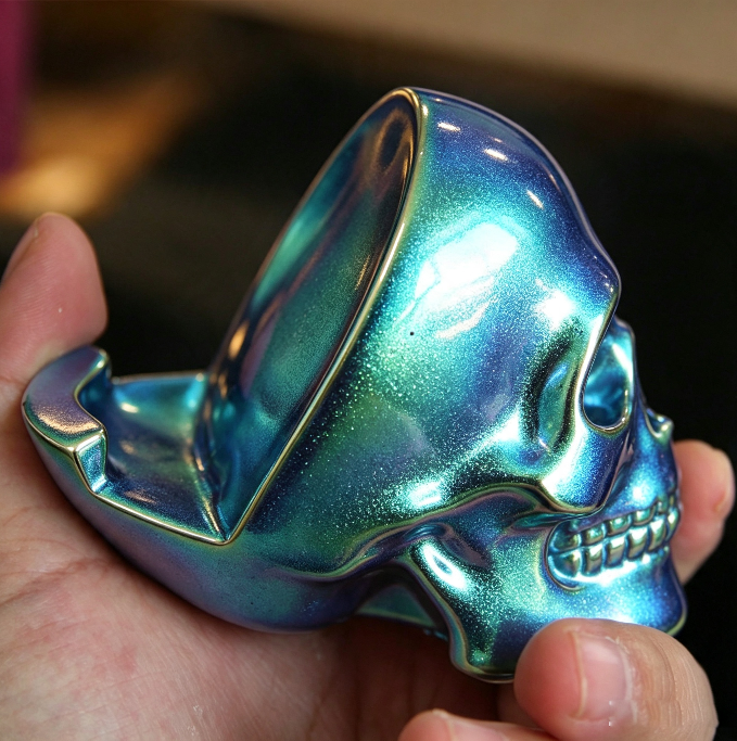 Skull Phone Stand Figurine Resin Mold