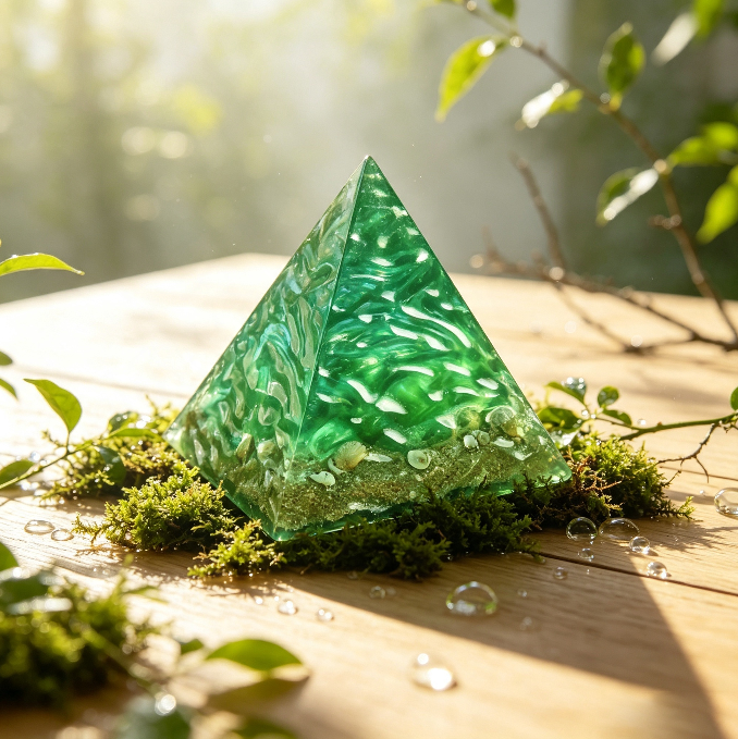 [VIP EXCLUSIVE] Handmade Water Ripple Pyramid Decorative Figurine Resin Mold