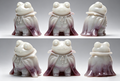 [VIP EXCLUSIVE]  Handmade Cute Vampire Frog Figurine Resin Mold