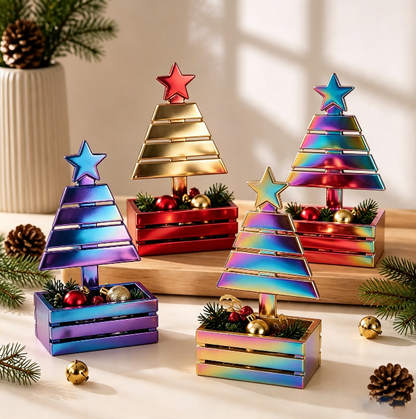 Assembleable Christmas Tree Candy Storage Figurine Resin Mold
