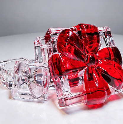 Handmade Crystal Bow Gift Box Storage Container Resin Mold
