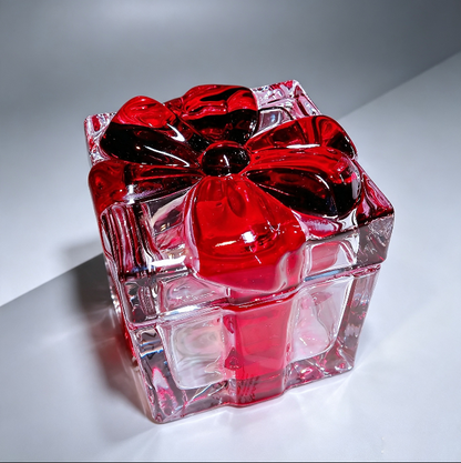 Handmade Crystal Bow Gift Box Storage Container Resin Mold