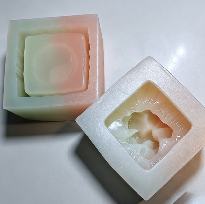 Handmade 3D Ribbon Gift Box Storage Container Resin Mold
