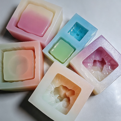 Handmade 3D Ribbon Gift Box Storage Container Resin Mold