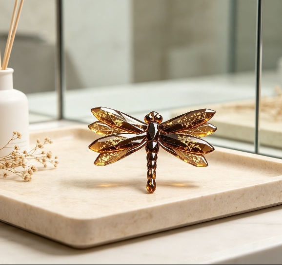 [VIP EXCLUSIVE] Handmade Diamond-Cut Dragonfly Decorative Figurine Resin Mold