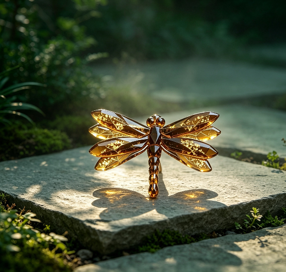 [VIP EXCLUSIVE] Handmade Diamond-Cut Dragonfly Decorative Figurine Resin Mold
