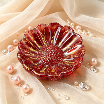 Daisy-Shaped Storage Tray Resin Mold
