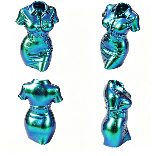 Elegant Businesswoman Pen Holder Figurine Resin Mold