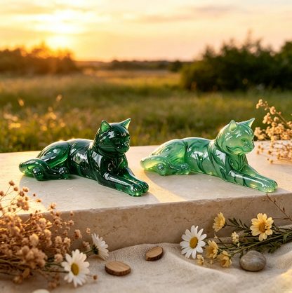 Cute Lazy Cat Figurine Resin Mold