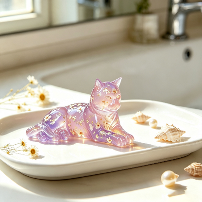 Cute Lazy Cat Figurine Resin Mold