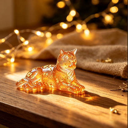 Cute Lazy Cat Figurine Resin Mold