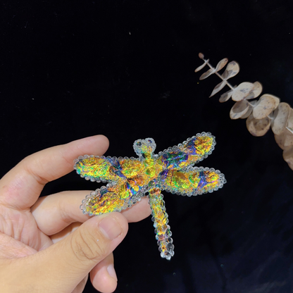 Handmade Diamond Dragonfly Figurine Resin Mold
