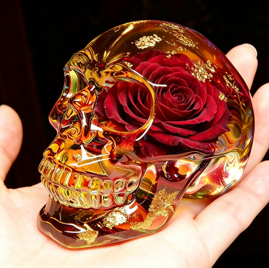 Handmade Crystal Skull Ornament Resin Mold