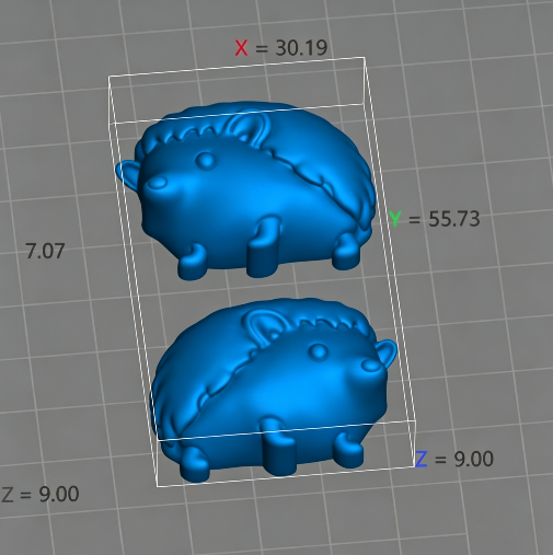 [VIP EXCLUSIVE] Handmade Glossy Cute Hedgehog Earrings Resin Mold
