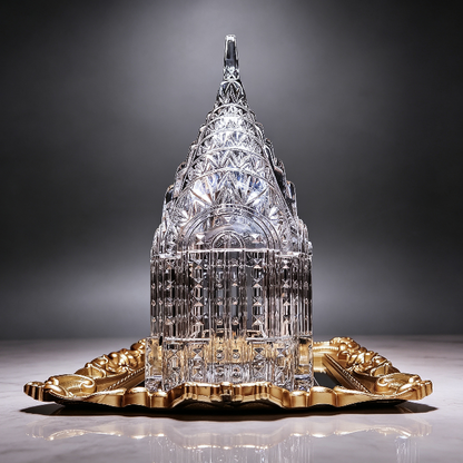 Handmade Crystal Building Large-Capacity Storage Jar Resin Mold