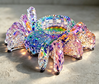 Moldes de resina para candelabros con forma de araña de diamantes hechos a mano 