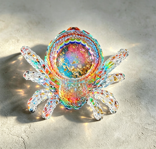 Handmade Diamond Spider Candlestick Ornament Resin Molds