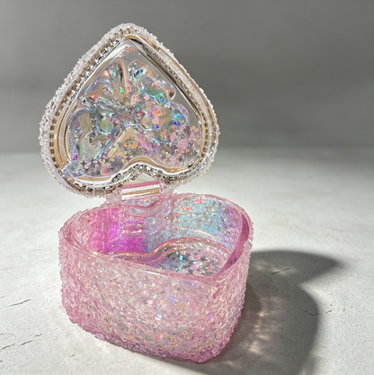 Handmade Crystal Cluster Flip-Top Storage Box Resin Mold