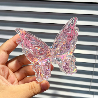 Handmade Water Ripple Double-Layer Butterfly Charging Phone Stand Resin Mold