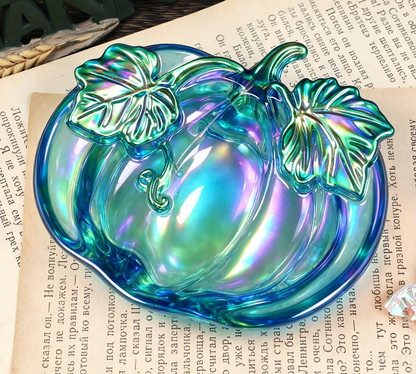 Long & Short Pumpkin-Shaped Storage Tray Resin Mold Set