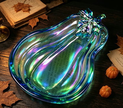Long & Short Pumpkin-Shaped Storage Tray Resin Mold Set