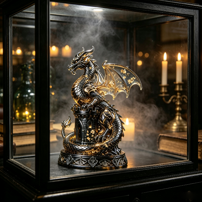 Castle Dragon Wall Hanging Resin Mold