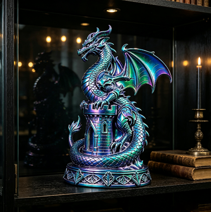 Castle Dragon Wall Hanging Resin Mold