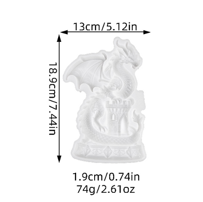 Castle Dragon Wall Hanging Resin Mold