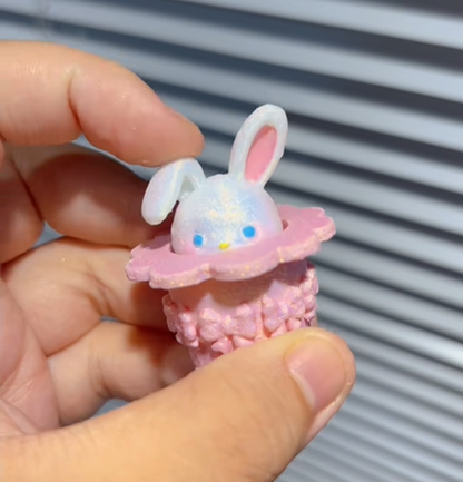 Handmade Cute Bunny Fidget Clickers Toy Resin Mold【First-of-Its-Kind & Exclusive】