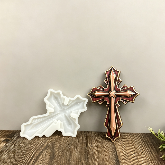Cross Figurine Resin Mold