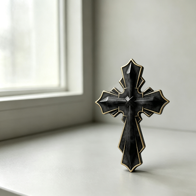 Cross Figurine Resin Mold