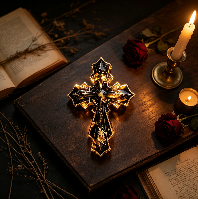 Cross Figurine Resin Mold