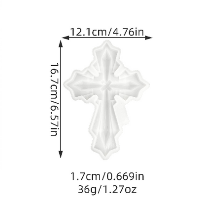 Cross Figurine Resin Mold
