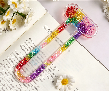 2pcs Paper Clip Bookmark Resin Mold Set