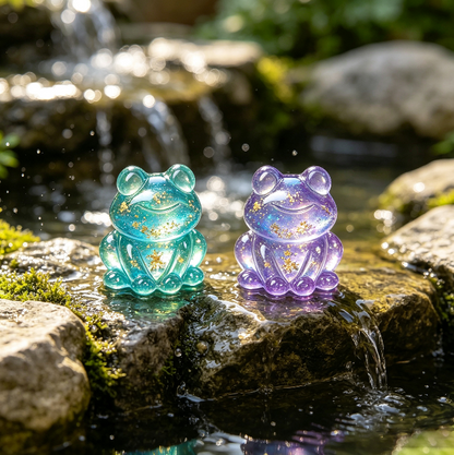 6-in-1 Cute Mini Frog Decorative Figurine Resin Mold Set