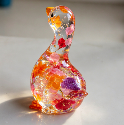 Cute Duck Figurine Resin Mold