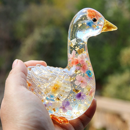 Cute Duck Figurine Resin Mold