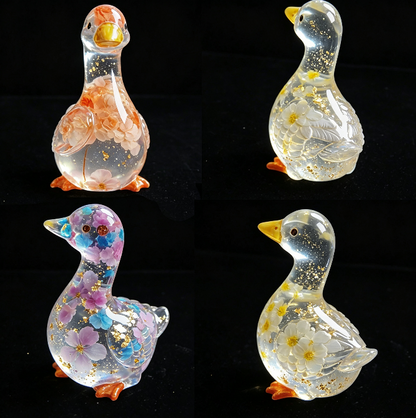 Cute Duck Figurine Resin Mold