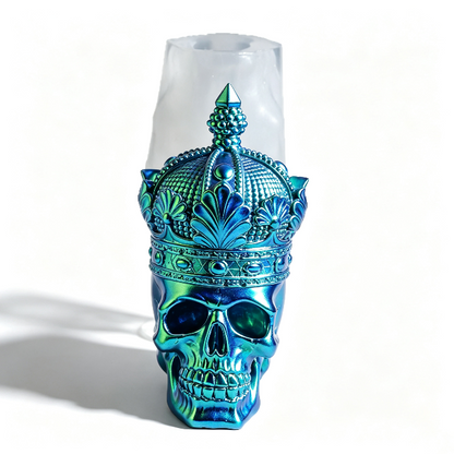 Crowned Skull Ornament Resin Mold