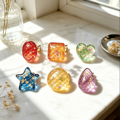 Various Style Earring Resin Mold Set
