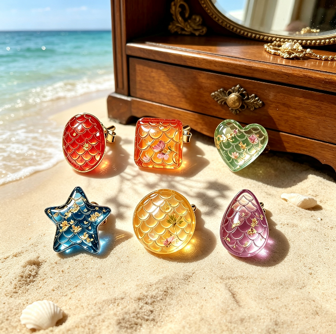 Various Style Earring Resin Mold Set