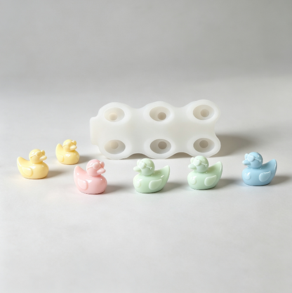 Mini 6-in-1 Sunglasses Duck Figurine Resin Mold